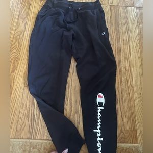 black champion sweats pants
